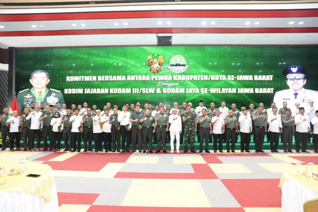 Tandantangani Komitmen Bersama, Pemkab Sumedang dan TNI Siap Bersinergi ist